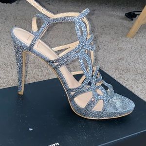International concept pewter heels